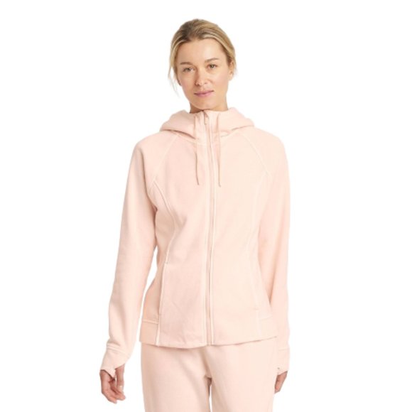 NWT Women's Fleece Full Zip Hooded Sweatshirt - all in Motion - L - Picture 7 of 7